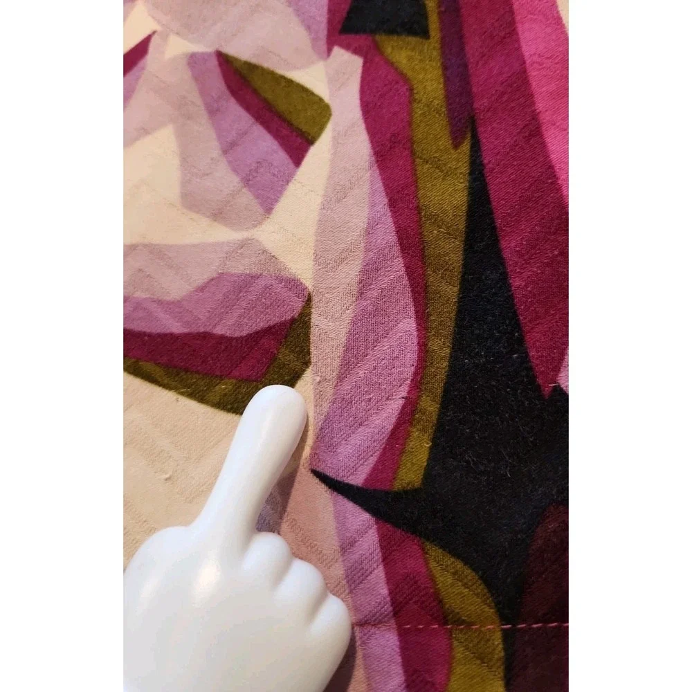 2 /MISSONI for Target PURPLE PASSIONE King Pillow Shams + Bag/ Craft Fabric READ